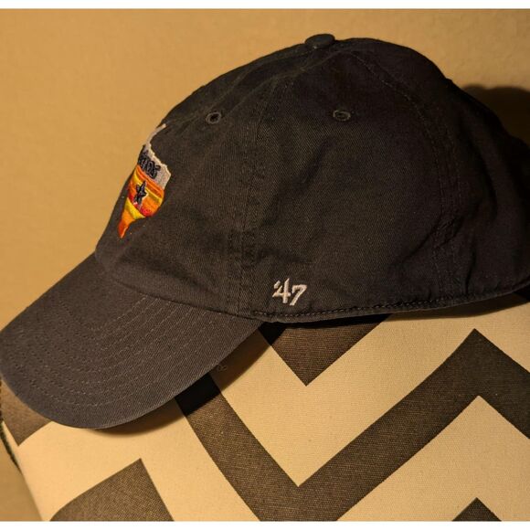 '47 Brand Houston Astros Texas Map Baseball Hat Cap Adjustable OSFA Navy - Picture 2 of 4